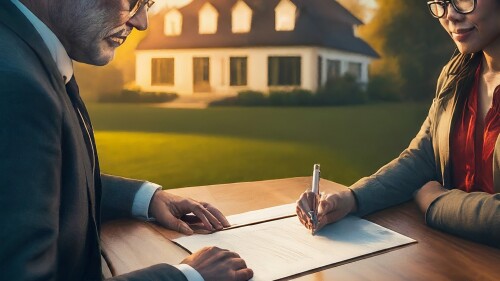 signing lease image