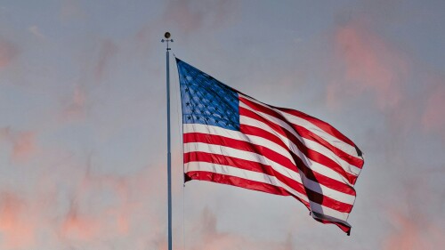 american flag VA 